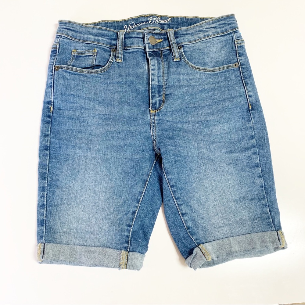Universal Thread High-Rise Bermuda Jean Shorts - Picture 3 of 8